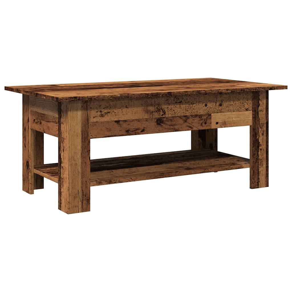 Couchtisch Altholz-Optik 102x55x42 cm Holzwerkstoff