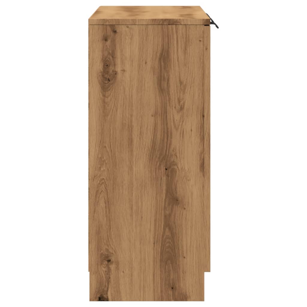 Sideboard Artisan-Eiche 90,5x30x70 cm Holzwerkstoff