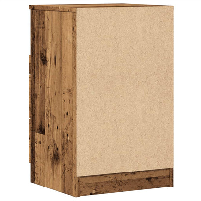 Nachttisch Altholz-Optik 40x36x65 cm Holzwerkstoff