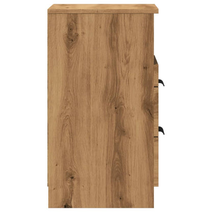 Nachttische 2 Stk. Artisan-Eiche 40x36x65 cm Holzwerkstoff