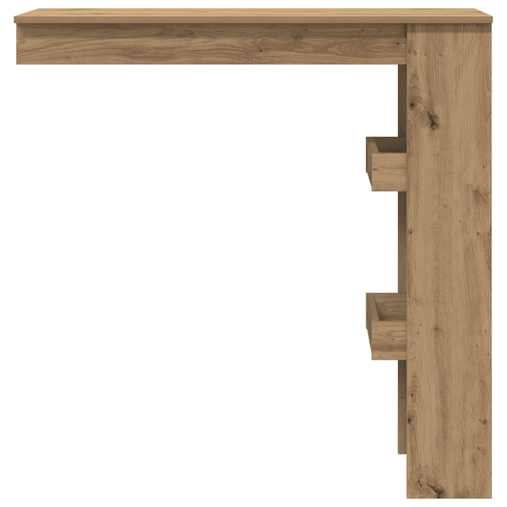 Wand-Bartisch Artisan-Eiche 102x45x103,5 cm Holzwerkstoff