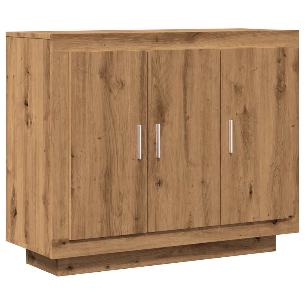 Sideboard Artisan-Eiche 92x35x75 cm Holzwerkstoff