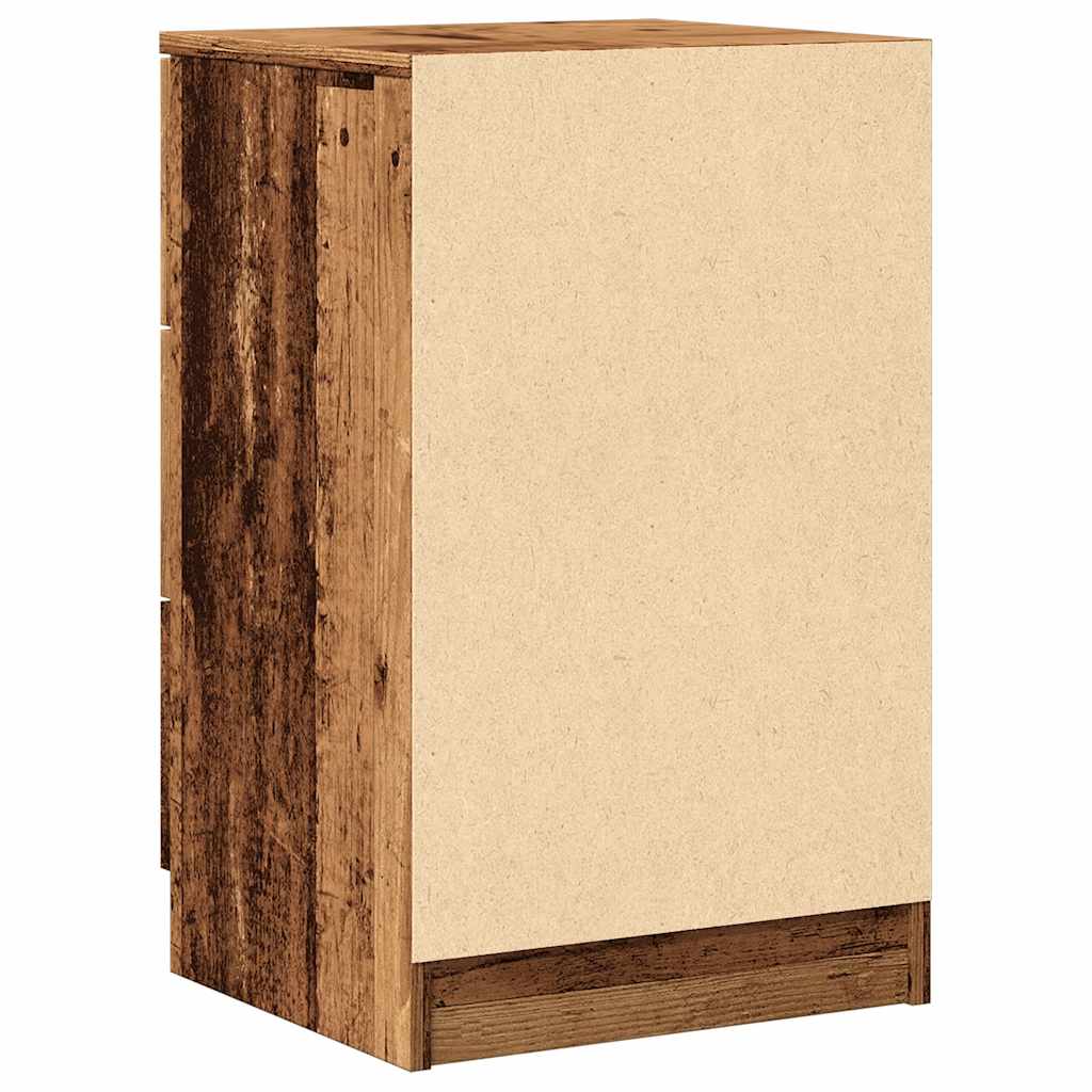 Nachttisch Altholz-Optik 40x36x65 cm Holzwerkstoff