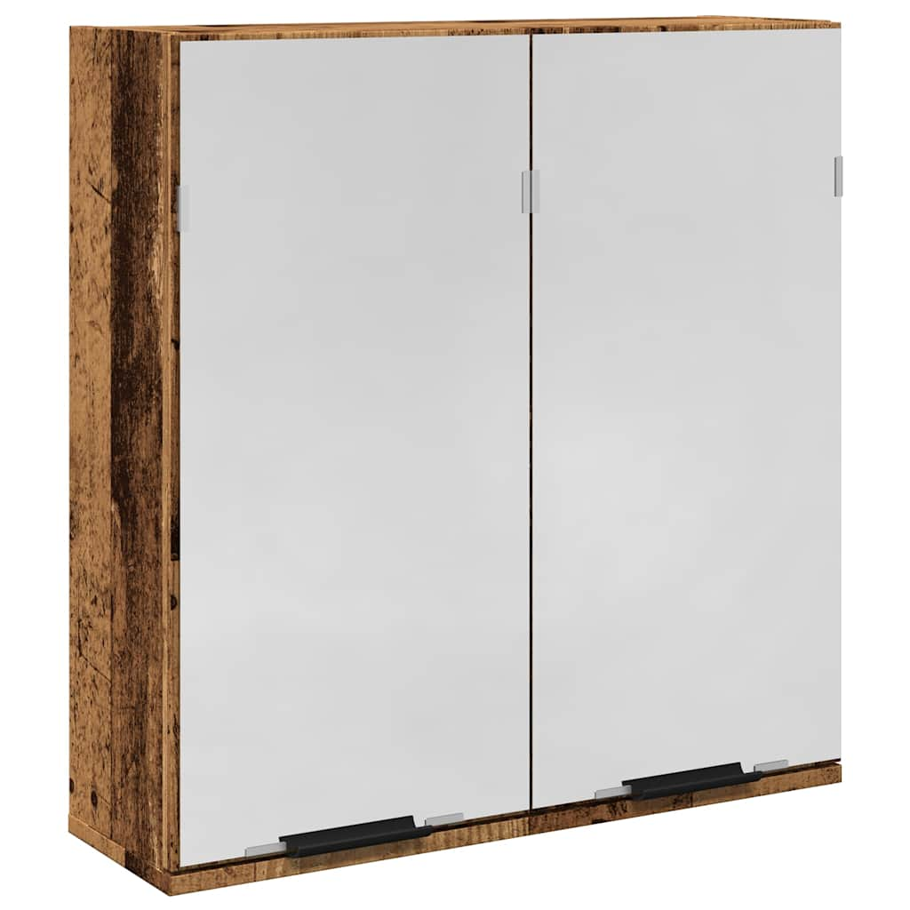 Bad-Spiegelschrank Altholz-Optik 64x20x66,5 cm Holzwerkstoff