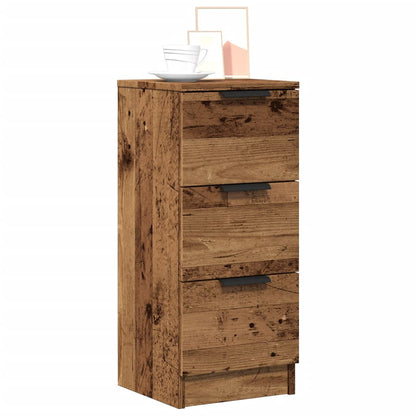 Sideboards 2 Stk. Altholz-Optik 30x30x70 cm Holzwerkstoff