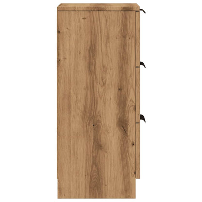 Sideboards 2 Stk. Artisan-Eiche 30x30x70 cm Holzwerkstoff