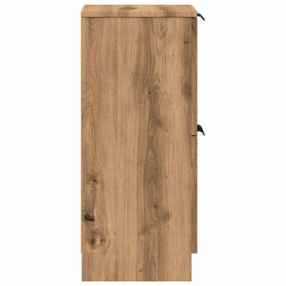 Sideboards 2 Stk. Artisan-Eiche 30x30x70 cm Holzwerkstoff