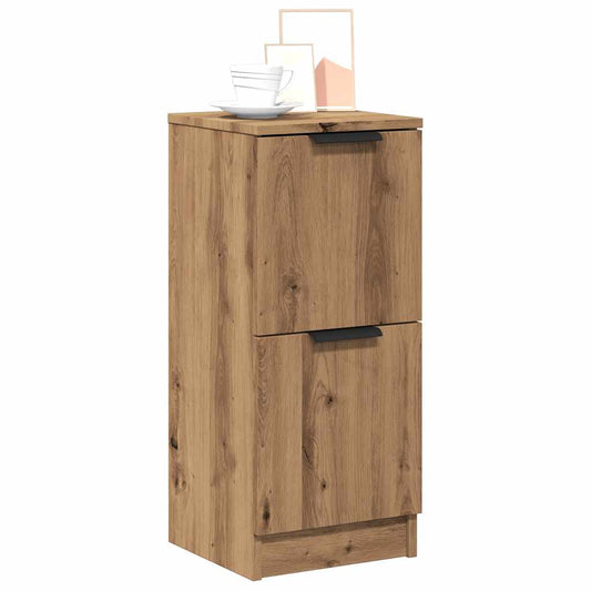 Sideboards 2 Stk. Artisan-Eiche 30x30x70 cm Holzwerkstoff