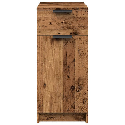 Büroschrank Altholz-Optik 33x50x75 cm Holzwerkstoff