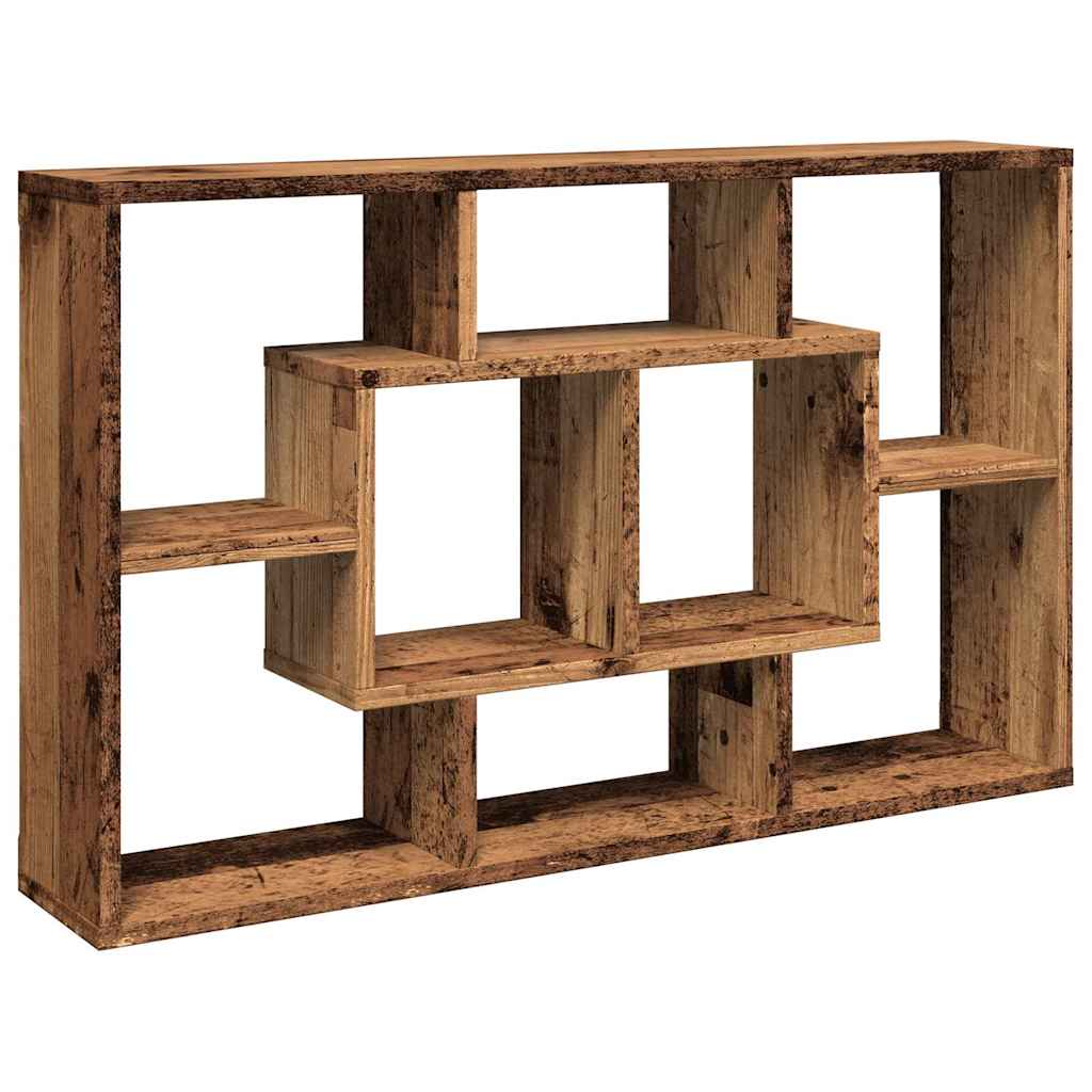 Wandregal Altholz 85x16x52,5 cm Holzwerkstoff