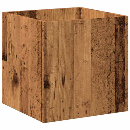 Pflanzgefäß Altholz-Optik 40x40x40 cm Holzwerkstoff