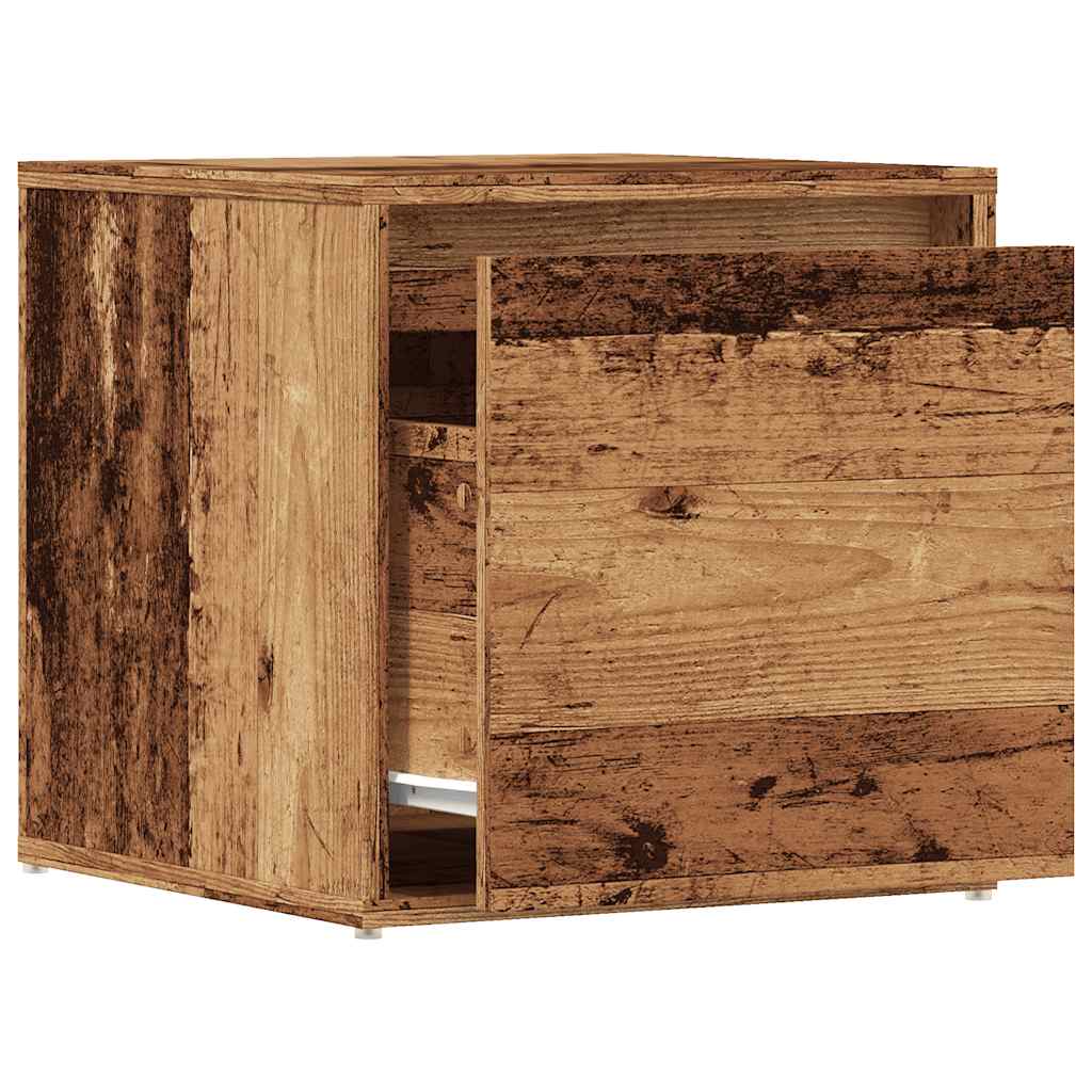 Schubladenbox Altholz 40,5x40x40 cm Holzwerkstoff