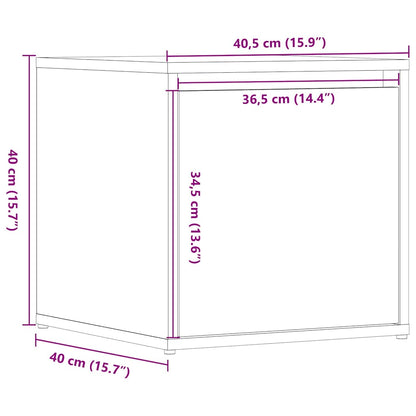 Schubladenbox Artisan Eichen-Optik 40,5x40x40 cm Holzwerkstoff