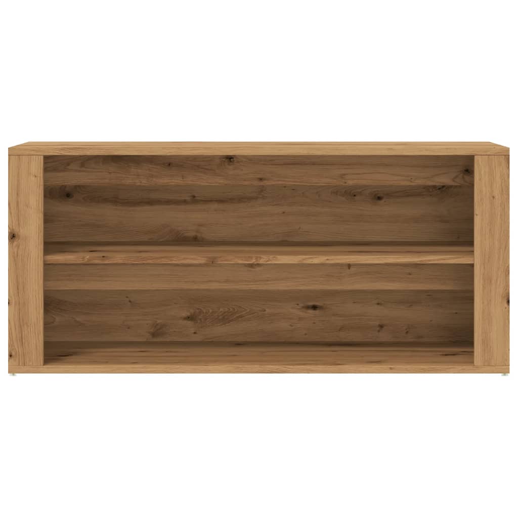 Schuhbank Artisan-Eiche 100x35x45 cm Holzwerkstoff