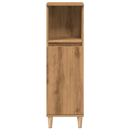 Badschrank Artisan-Eiche 30x30x100 cm Holzwerkstoff