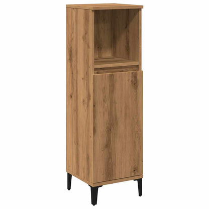 Badschrank Artisan-Eiche 30x30x100 cm Holzwerkstoff