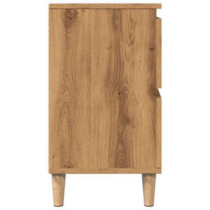 Waschbeckenunterschrank Artisan-Eiche 80x33x60 cm Holzwerkstoff