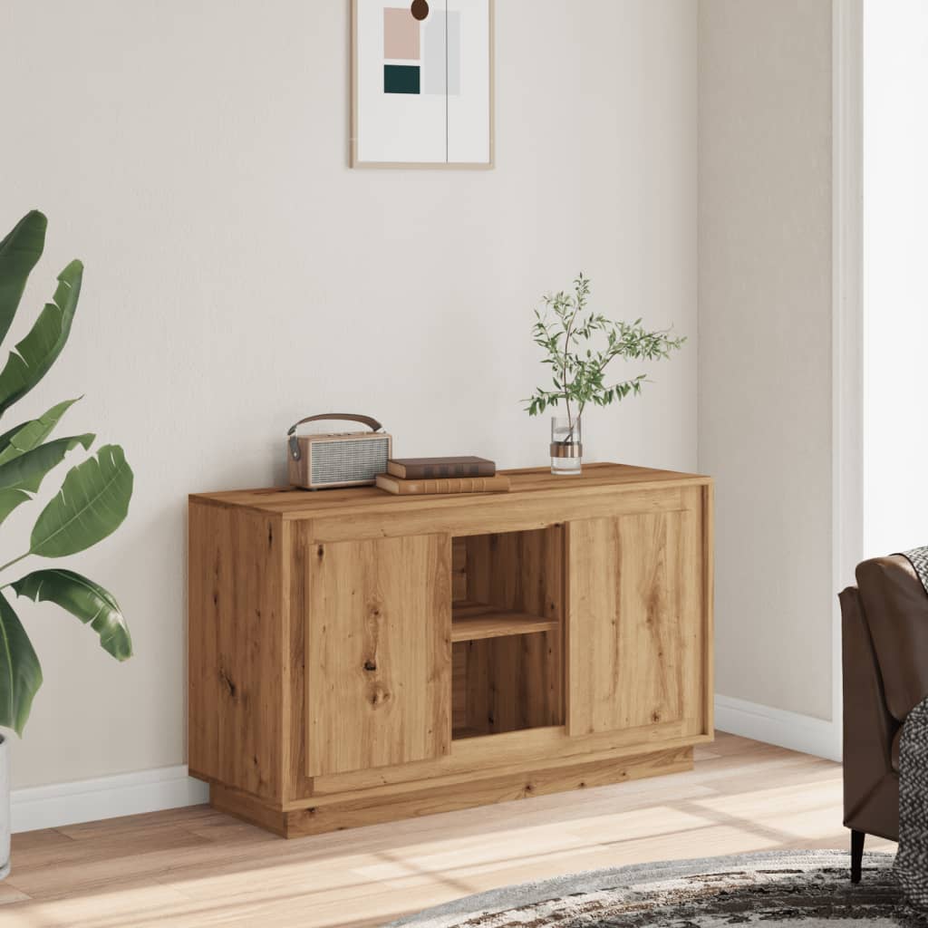 Sideboard Artisan-Eiche 102x35x60 cm Holzwerkstoff