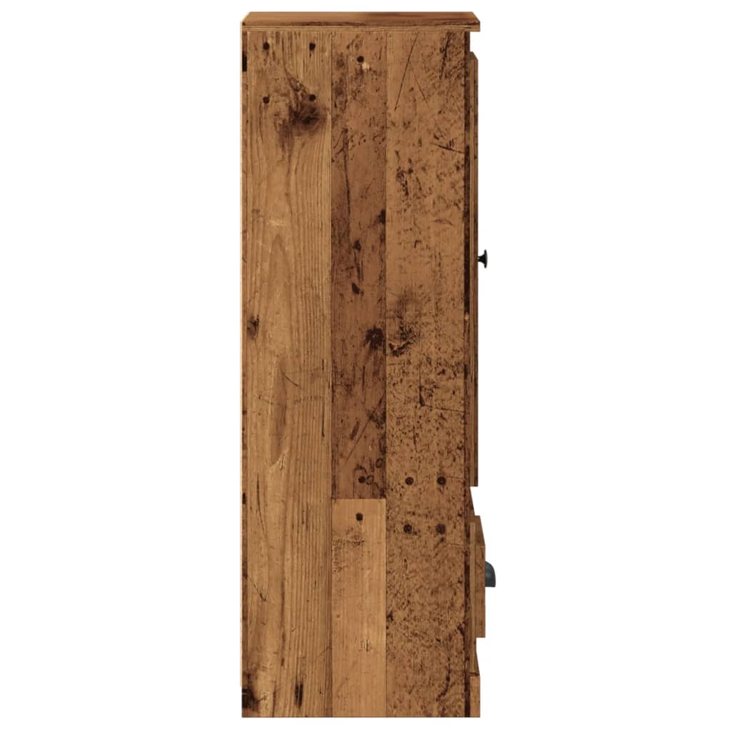 Highboard Altholz-Optik 36x35,5x103,5 cm Holzwerkstoff