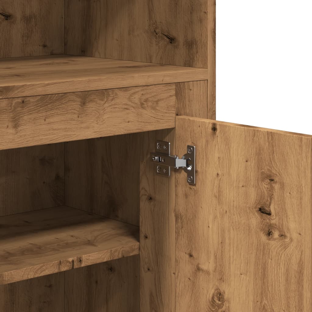 Highboard Artisan-Eiche 60x35,5x103,5 cm Holzwerkstoff