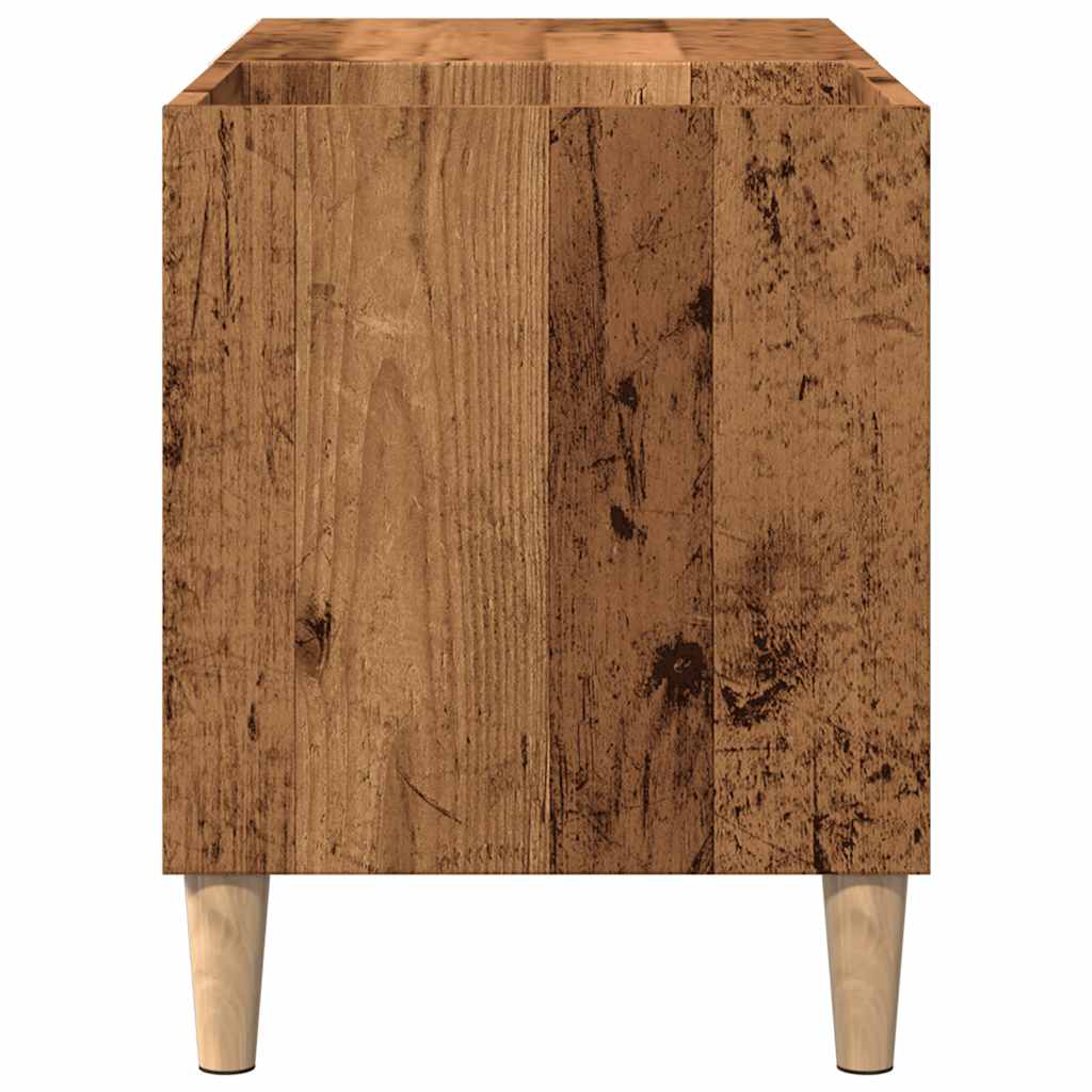 Plattenschrank Altholz-Optik 84,5x38x48 cm Holzwerkstoff