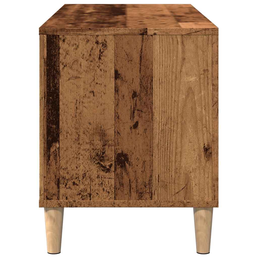 Plattenschrank Altholz-Optik 100x38x48 cm Holzwerkstoff