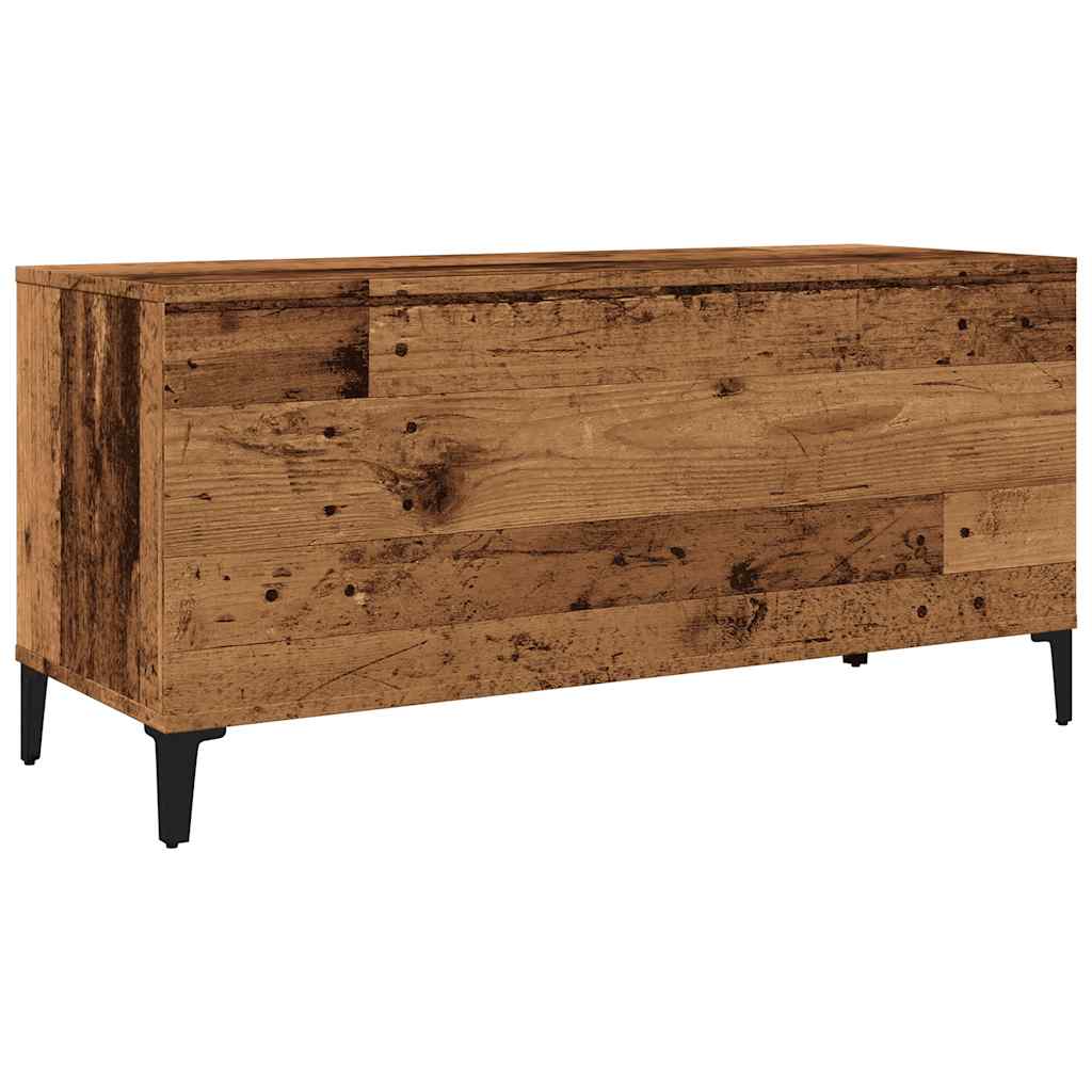 Plattenschrank Altholz-Optik 100x38x48 cm Holzwerkstoff