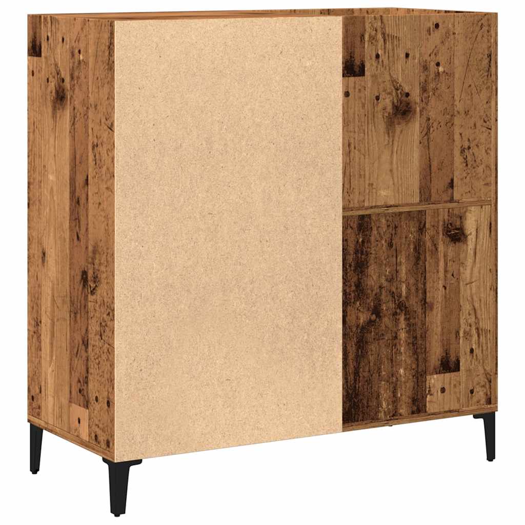 Plattenschrank Altholz-Optik 84,5x38x89 cm Holzwerkstoff