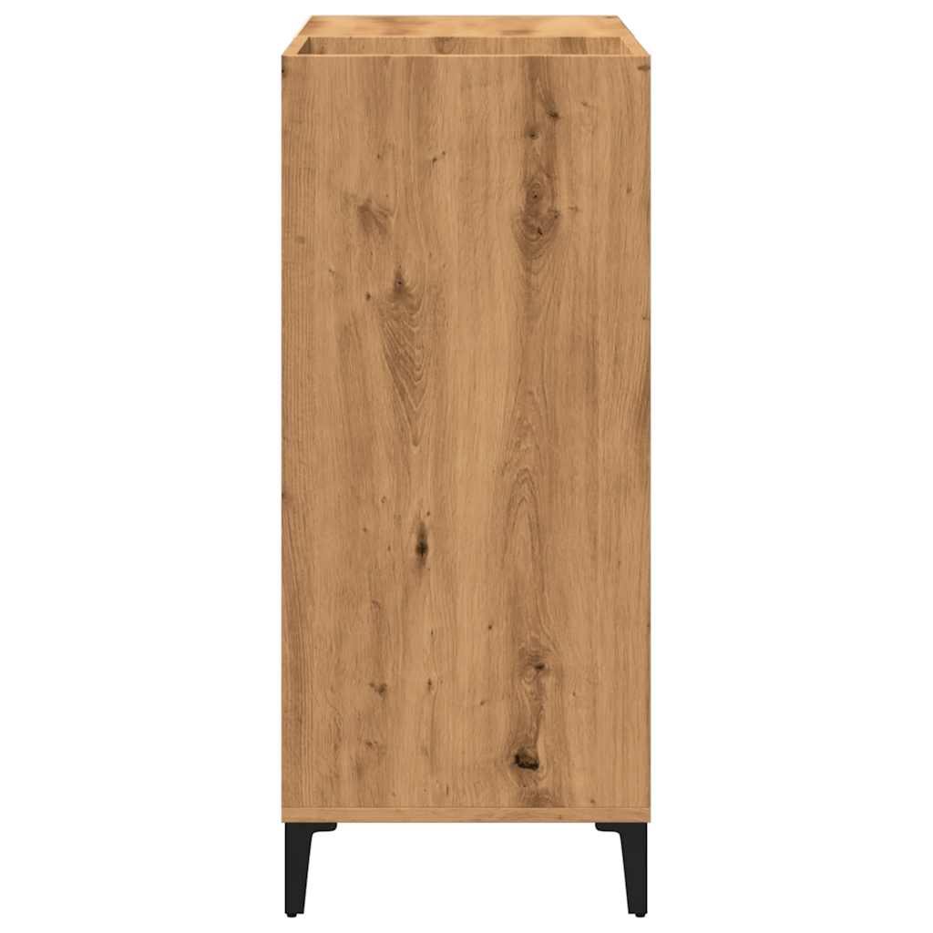 Plattenschrank Artisan-Eiche 84,5x38x89 cm Holzwerkstoff