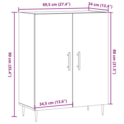 Sideboard Altholz-Optik 69,5x34x90 cm Holzwerkstoff