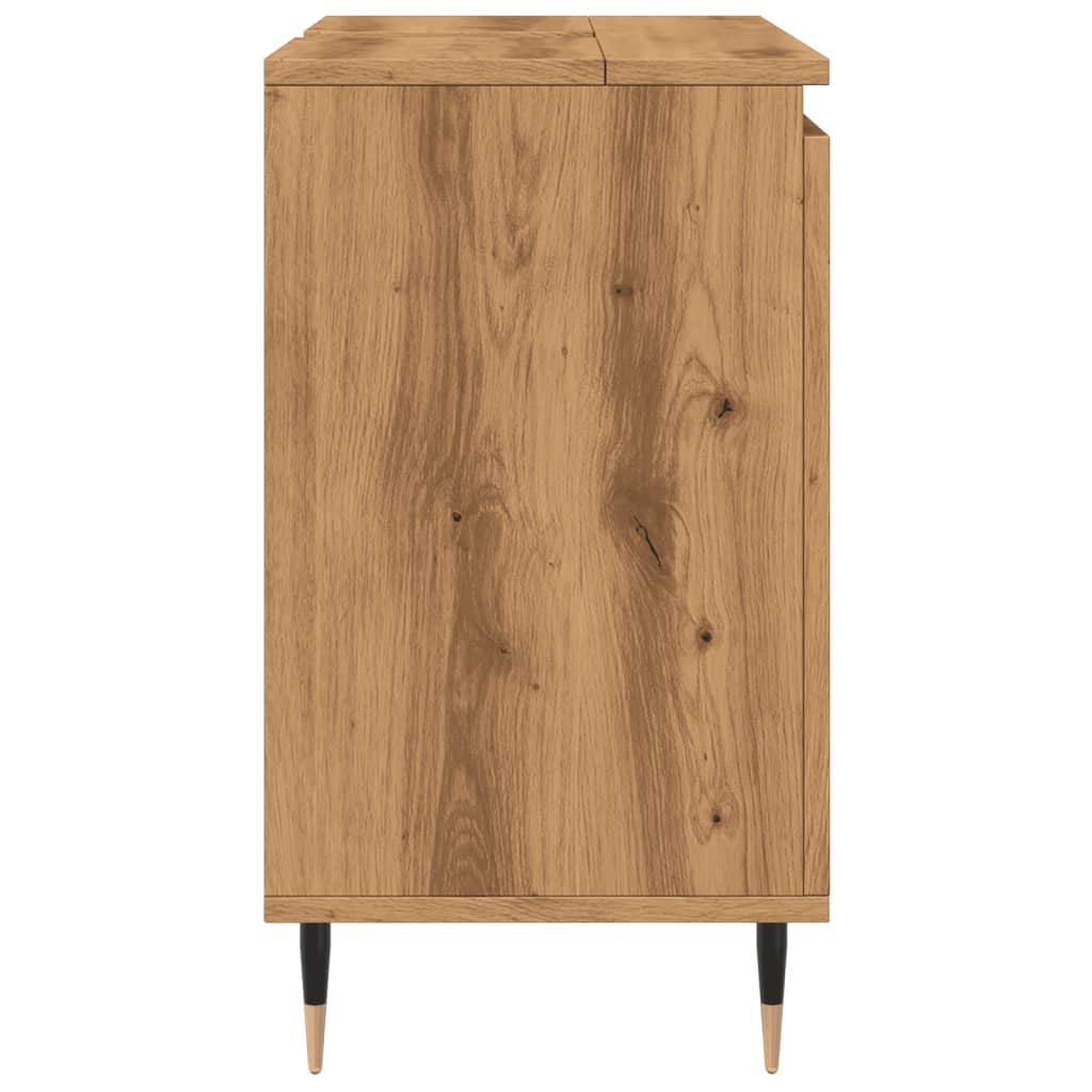 Badschrank Artisan-Eiche 58x33x60 cm Holzwerkstoff