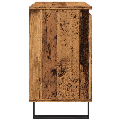 Badschrank Altholz-Optik 58x33x60 cm Holzwerkstoff