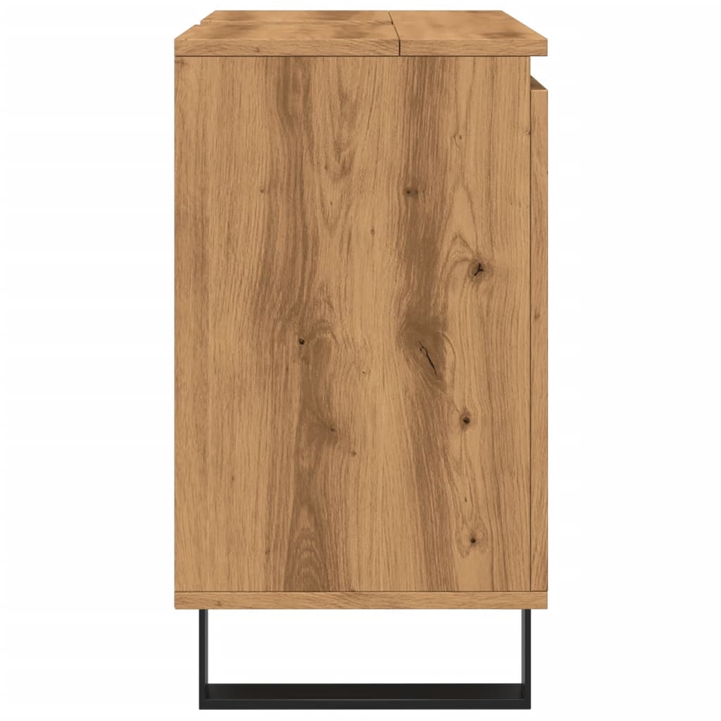 Badschrank Artisan-Eiche 58x33x60 cm Holzwerkstoff