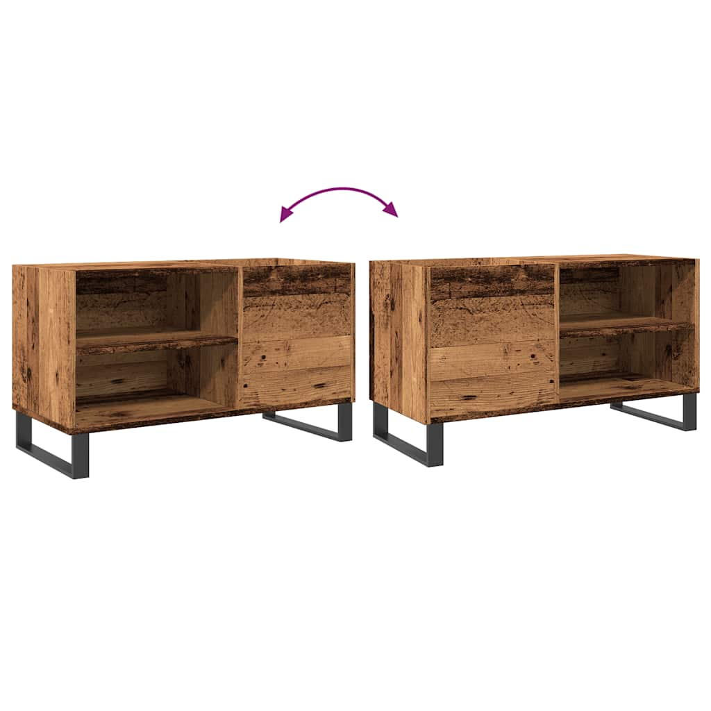 Plattenschrank Altholz-Optik 84,5x38x48 cm Holzwerkstoff