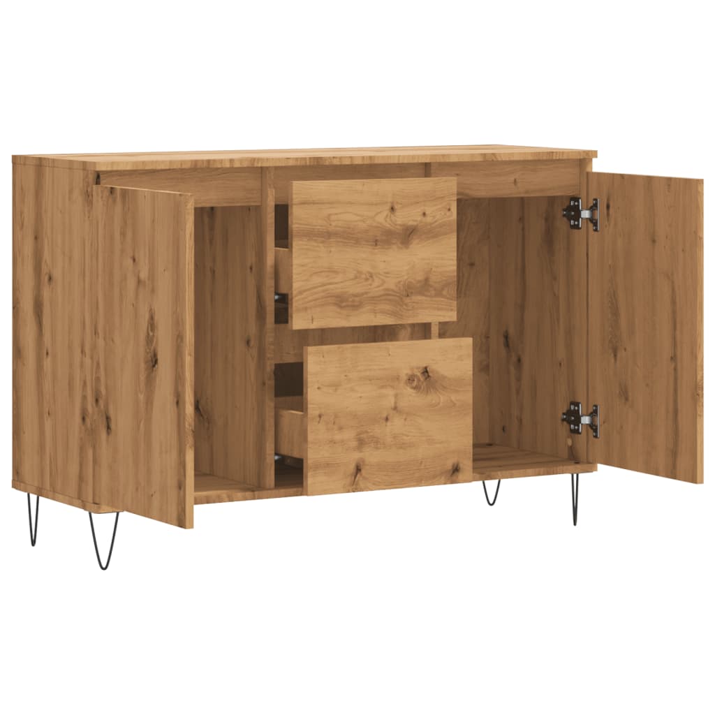 Sideboard Artisan-Eiche 104x35x70 cm Holzwerkstoff