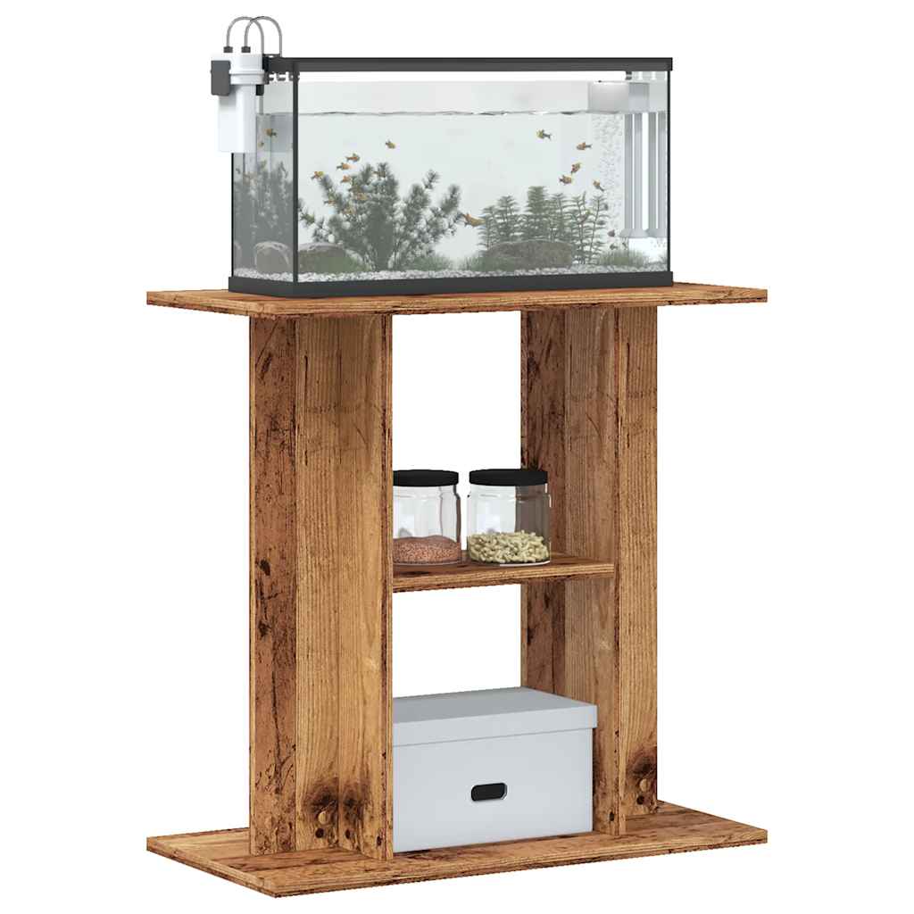 Aquariumständer Altholz-Optik 60x30x60 cm Holzwerkstoff