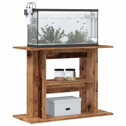 Aquariumständer Altholz-Optik 80x35x60 cm Holzwerkstoff