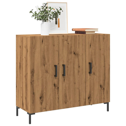 Sideboard Artisan-Eiche 90x34x80 cm Holzwerkstoff