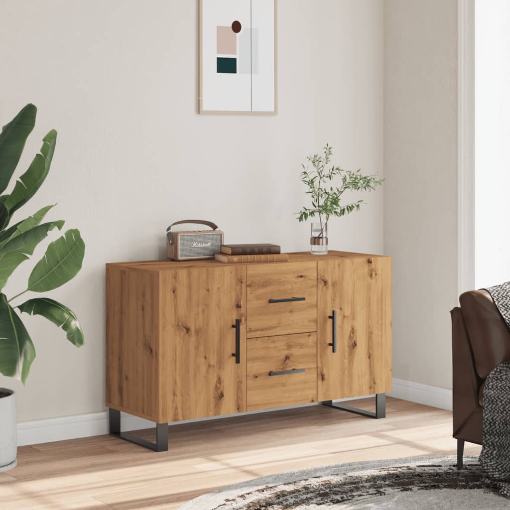 Sideboard Artisan-Eiche 100x36x60 cm Holzwerkstoff