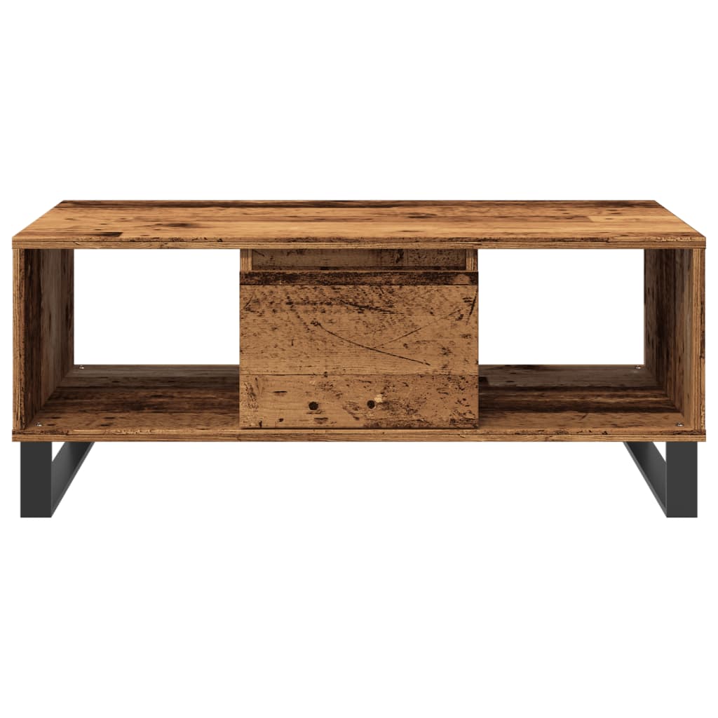 Couchtisch Altholz-Optik 90x50x36,5 cm Holzwerkstoff