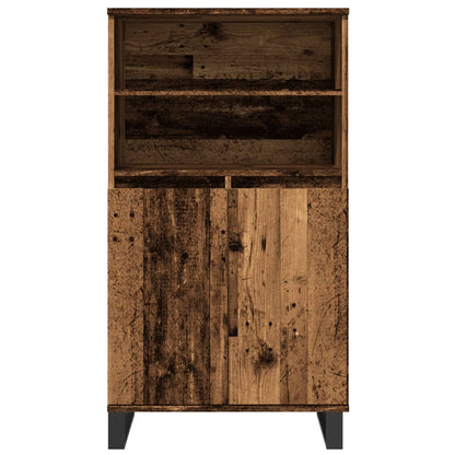 Highboard Altholz-Optik 60x36x110 cm Holzwerkstoff