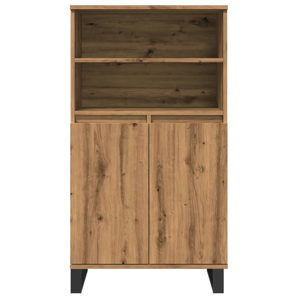 Highboard Artisan-Eiche 60x36x110 cm Holzwerkstoff