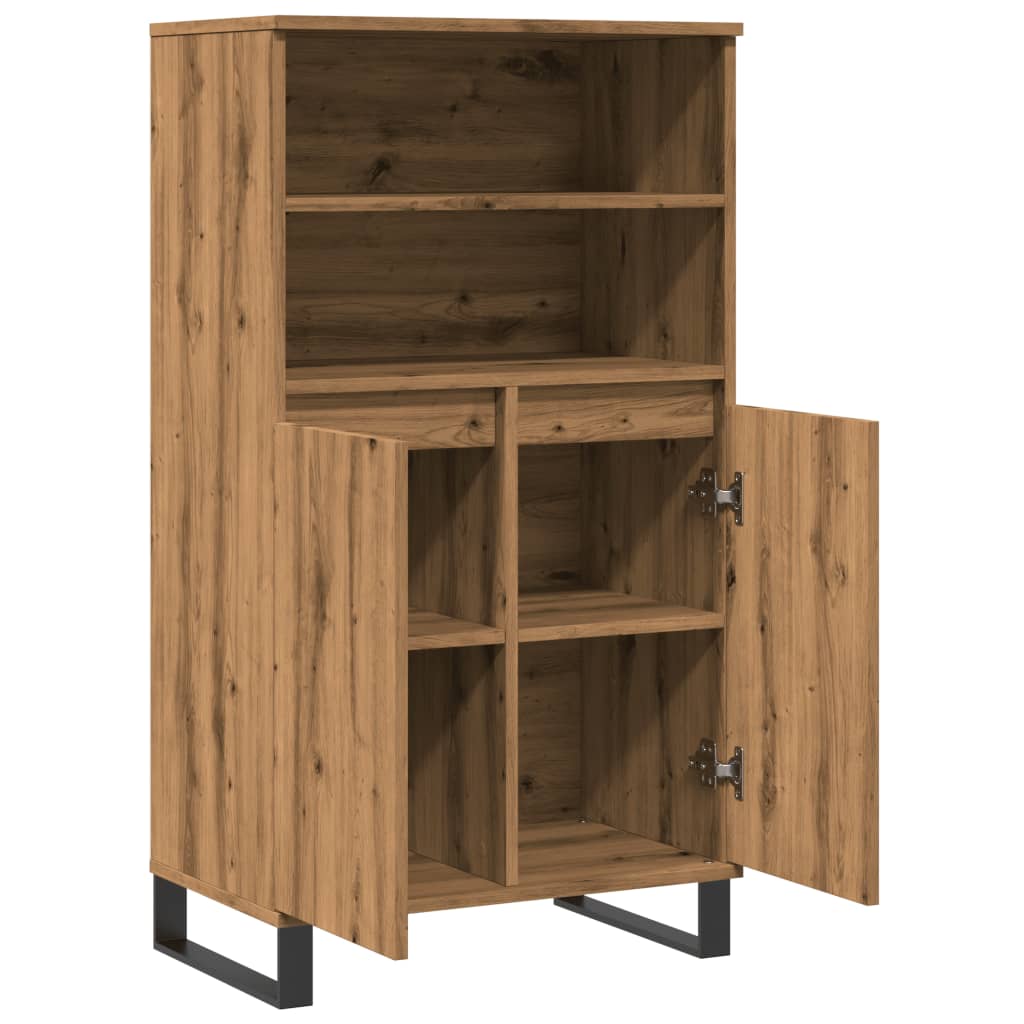 Highboard Artisan-Eiche 60x36x110 cm Holzwerkstoff