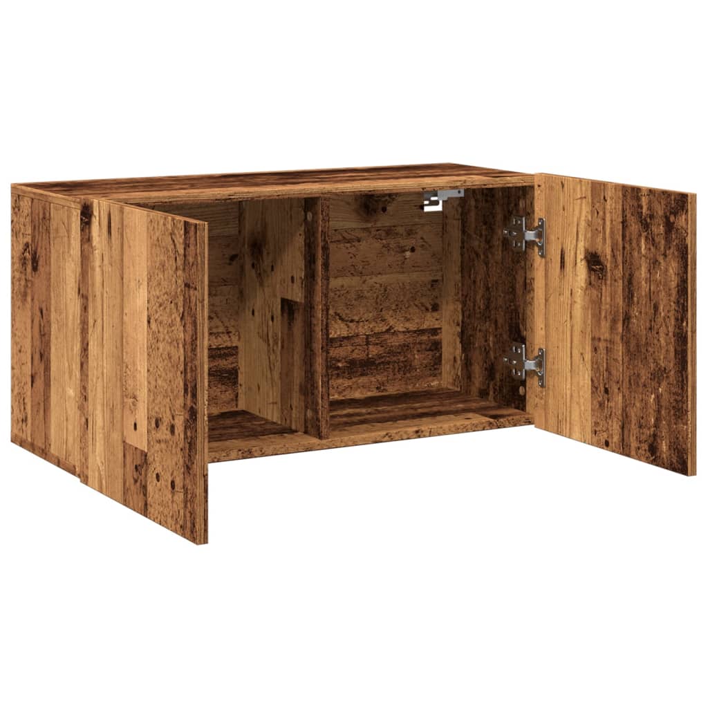 TV-Wandschrank Altholz-Optik 80x30x41 cm