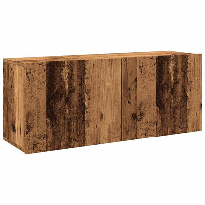 TV-Wandschrank Altholz-Optik 100x30x41 cm