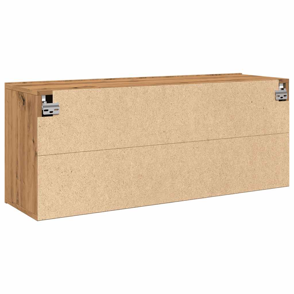 TV-Wandschrank Artisan-Eiche 100x30x41 cm