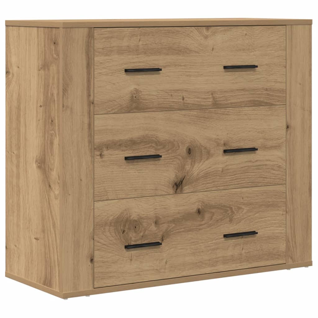 Sideboard Artisan-Eiche 80x33x70 cm Holzwerkstoff