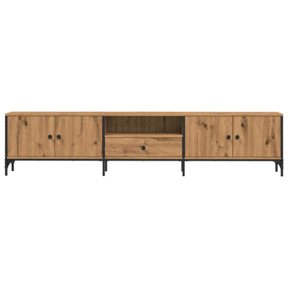 TV-Schrank mit Schublade Artisan-Eiche 200x25x44 cm