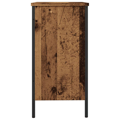 Waschbeckenunterschrank Altholz-Optik 80x30x60 cm Holzwerkstoff