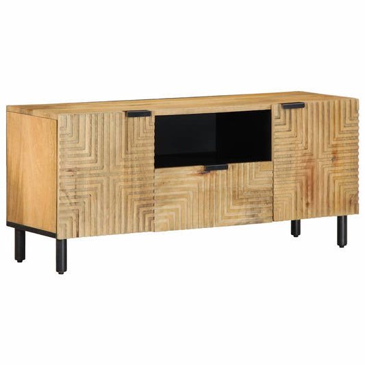 TV-Schrank Braun 105x33x46 cm Massivholz Mango